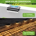 thumbnail image 4 of Kanstar Solar Step Lights Outdoor Waterproof LED Warm White 2-Pack, 4 of 8