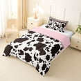 thumbnail image 2 of Homewish Bohemian Farm Animals Print Twin Comforter Sets,Vintage Paisley Bedding Set,Pink,Pink Reversible,2-Piece,1 Comforter and 1 Pillowcase, 2 of 7
