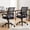Black, variant on Atilioo Ergonomic Office Chair with Lumbar Support, Computer Desk Mesh Chair with Height Adjustable 360° Swivel, Fixed Armrest, Black