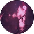 thumbnail image 1 of Ahgly Tapis Rond Lavable en Machine Intérieur Transitionnel Lys Violet, 6 Pieds Rond, 1 of 7