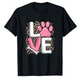 thumbnail image 1 of AALJY Mignon Chien Patte Amoureux des Chiots Femmes Filles T-Sh, 1 of 5