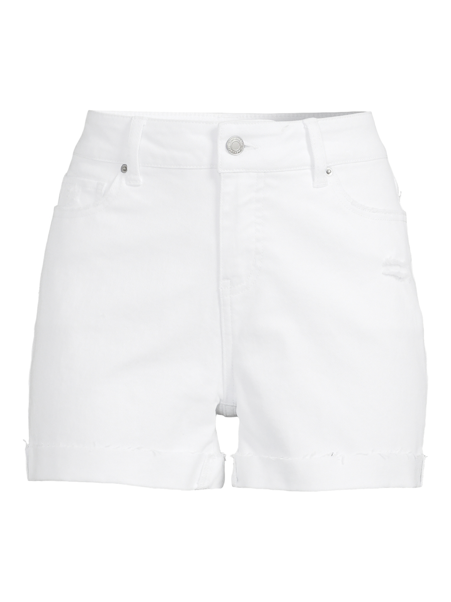 Time and Tru Women's Mid Rise Denim Short - image 2 of 5