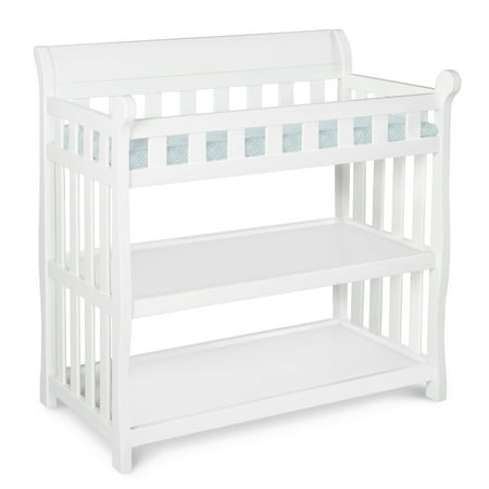 Delta Children Eclipse Changing Table with Pad White