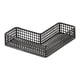 thumbnail image 3 of Estante organizador de cesta de ducha de metal, estante de ducha, estante de esquina montado en la pared para baño Negro 25x10x5cm, 3 of 9