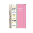 thumbnail image 3 of 2026-2027 Weekly & Monthly Planner, Calendar Notebook, A5 Spiral Bound Organizer with Tabs, Pink Hardcover Schedule Book for Work & Daily Planning, 3 of 7