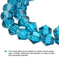 thumbnail image 3 of Uxcell 6mm Bicone Glass Beads, Small Faceted Bicone Crystal Beads Charm, Dark Blue 450Pack, 3 of 6