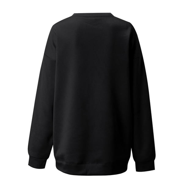Long Sleeve Hoodie Shirts for Women Winter Sexy Round Neck Long