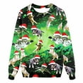 thumbnail image 3 of gcong Boys Girls Christmas Sweatshirts Novelty Sweat Shirts for Boys Girls Funny Xmas Crewneck Pullover Jumper 3D Graphic Long Sleeve Shirts, 3 of 4