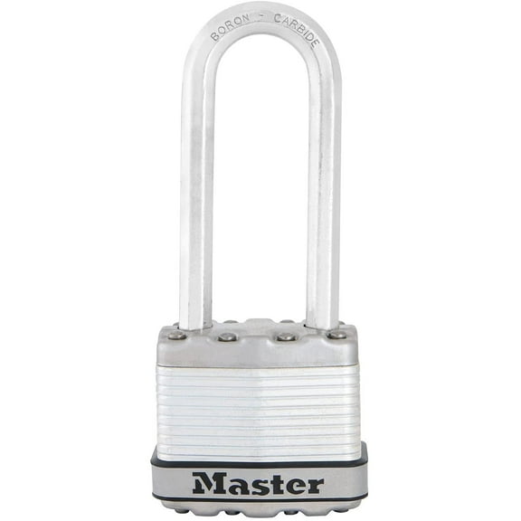 Master Lock Magnum Heavy Duty Padlock with Key - Weather-Resistant - 1 Pack