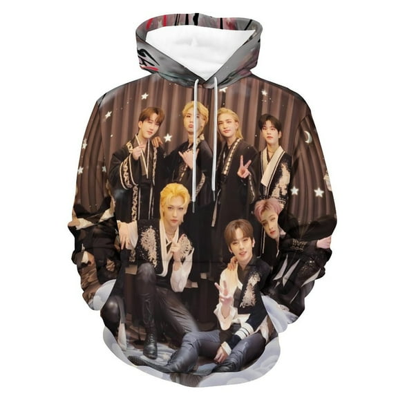 Kpop Stray Kids Hoodie Unisex 3d Novelty Hoodies Graphic Hoodies Pullover Sweatshirts For Men Women Teen S