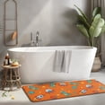thumbnail image 2 of Orange Cartoon Dinosaurs Rockets Planets Pattern Kitchen Rug Mat,Kitchen Runner Rugs Non Skid Washable,Decorative Kitchen Floor Mats for Kitchen,Sink,Laundry,17"x47.2", 2 of 7