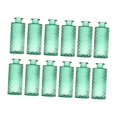 thumbnail image 2 of 12 jarrones de cristal con forma de capullo, jarrones decorativos para el hogar, contenedores sencillos para plantas. Verde, 2 of 9