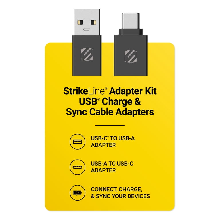 Strikeline USB-C to USB-A Adapter Kit, 2-Pack photo 1