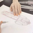 thumbnail image 3 of Women Fashion Drawing Ruler Figure Template for Illustration Sketch Template, 3 of 11