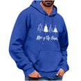thumbnail image 3 of DODADAWANJ Christmas Hoodies for Men Xmas Tree Graphic Hooded Sweatshirt Loose Pullover Hoodie for Mens Christmas Gifts L, 3 of 5