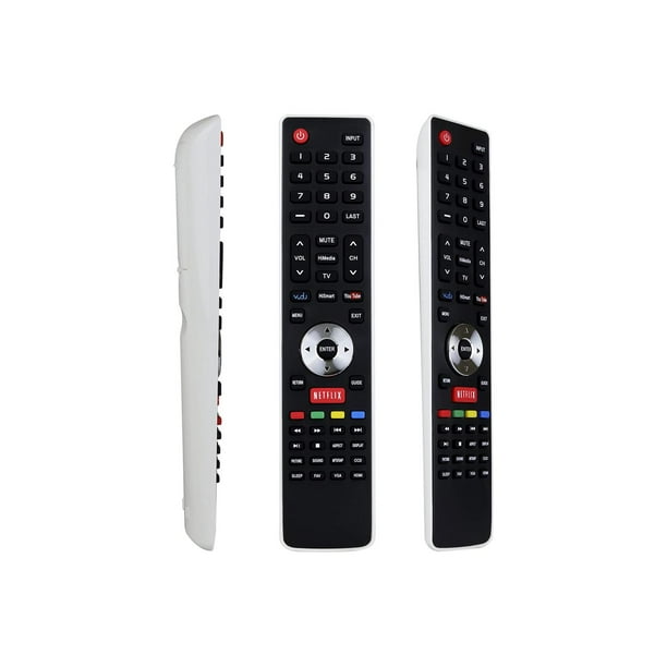 Control Remoto LIDERT Negro con Botón Netflix y Youtube para Pantalla Hisense Smart TV