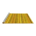 thumbnail image 2 of Ahgly Company Machine Washable Indoor Rectangle Abstract Yellow Modern Area Rugs, 3' x 5', 2 of 4