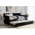 thumbnail image 2 of Home Design Melissa Twin Upholstered Daybed with Trundle, Space-saving, Comfortable Seat and Durable Wood, 2 of 6