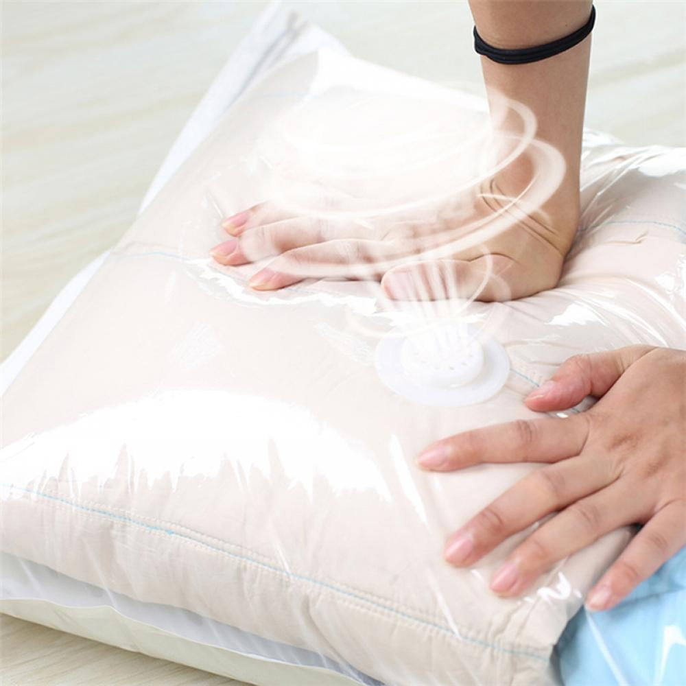 1pc Vacuum Storage Bags, Save Storage Space Bedroom Organization Quilts  Blankets Clothes Storage Vacuum Seal Bags With Travel Hand Pump