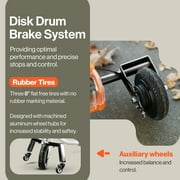 SuperHandy Folding Mobility Scooter Plus - 48V 2Ah Battery System, Lightweight,