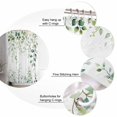 thumbnail image 5 of 54x78 Inch Shower Curtain Decorative Spring Eucalyptus Bathtub Bath Curtains Fabric Waterproof Bathroom Decor Sage Green Leaf Boho Floral Botanical Small Stall Shower Curtain Set with 12 Hooks, 5 of 6
