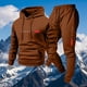 thumbnail image 1 of Ceisia Men's Slim Fit Hooded Tracksuit Set Long Sleeve Pullover with Elastic Waist Joggers Casual Sports 2-Piece Outfit Gifts, 1 of 3