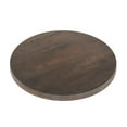 thumbnail image 2 of Flash Furniture 30 Inch Round Solid Wood Indoor 1.5 Inch Thick Rectangular Tabletop in Dark Brown, 2 of 11