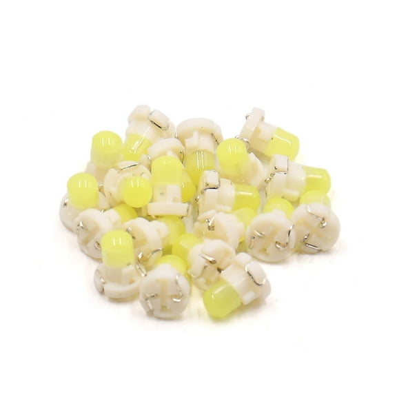 20Pcs 12V T3 White  Dashboard Panel Gauge Light Lamp Bulb for Car Interior