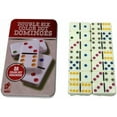 thumbnail image 4 of Cardinal Dominos Double Six Color Dot Game Set - 28 Piece in Tin Case Instr. for 16 Games, 4 of 5