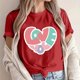 thumbnail image 5 of Camisetas de Manga Corta para Mujeres, Camiseta de Cuello Redondo Impresa de Moda, Primavera Y Verano Casual, 5 of 8