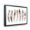 thumbnail image 3 of Designart 'Colourful Boho Art Feather Set X' Bohemian & Eclectic Framed Canvas Wall Art Print, 3 of 5
