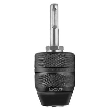 

Tinksky Keyless Vanadium Steel Black Mini 3-Jaw Drill Chuck Drilling Adapter Converter SDS Adaptor to Hold 2-13mm Drill Bits Converter Tool Power Hand Drill Bits
