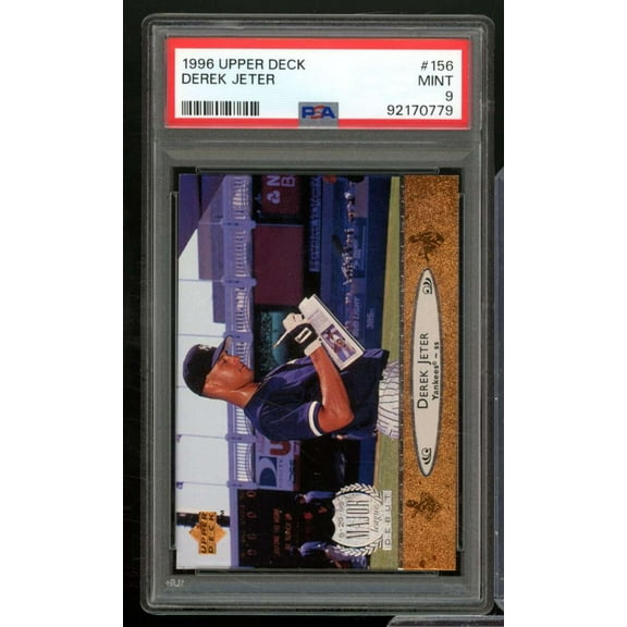 Derek Jeter Card 1996 Upper Deck #156 PSA 9