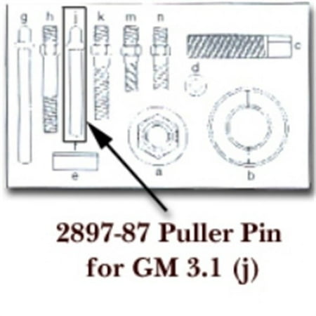 GearWrench KDS289787 Puller Pin For Gm 3.1 For Kdt2897