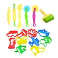 thumbnail image 4 of CIMAXIC Birthday 16pcs Dough Clay Tool Mold Set Kit Color Clay DIY Assorted Design Color Mud Tools for Boys Girls Birthday(Random Color),4.92"X3.15"X1.18", 4 of 4