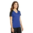 thumbnail image 4 of Sport-Tek LST354 Ladies PosiCharge Competitor Sleeve-Blocked V-Neck Tee, 4 of 6