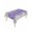 Purple, variant on Yellow Grey Abstract Suqare Tablecloth - 60 x 60 Inch, Gradient Geometric Graffiti Modern Art Waterproof & StainResistant Tablecloth, Washable Oil-proof Table Cover for Dining/Party/Wedding/Buffet