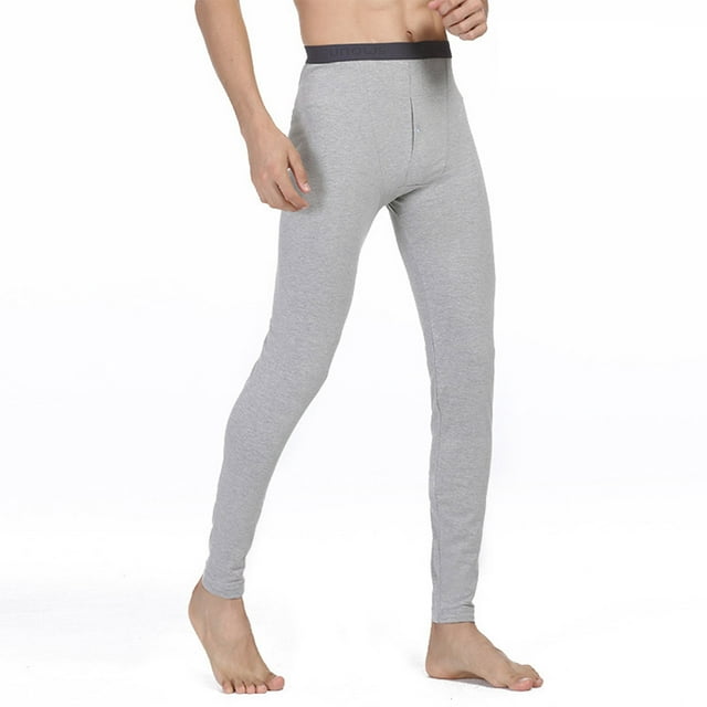 Sonducket Calzoncillos largos para hombre, ropa interior térmica transpirable agradable a la piel, pantalones de buena elasticidad, calzoncillos lavables, conjuntos de ropa Gris claro SG Sonducket AP013766-02
