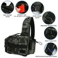 thumbnail image 3 of TFixol-Bolsa de aparejos de pesca multifuncional, resistente al agua, para exteriores, cintura, 3 of 8