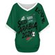 thumbnail image 4 of Women's Football Graphic T-Shirt, Soccer Fans V-Neck Short Sleeve T-Shirt with Print, Soft Lightweight Soccer Apparel Shows Player Number for Soccer Tournament 2026 Green Size: 2XL, 4 of 5