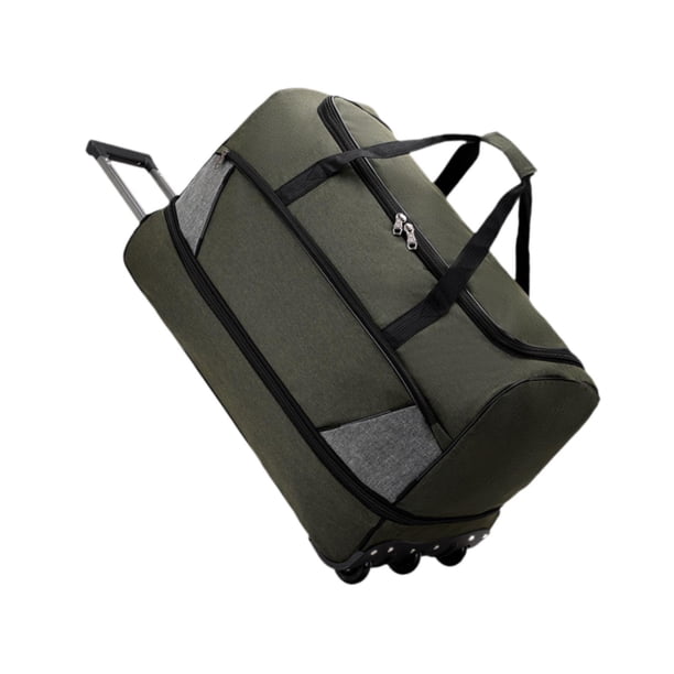 Bolsa de hojaldre de con ruedas portátiles portátiles portátiles con varios compartimentos Verde