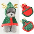 thumbnail image 3 of Happy Date Christmas Dog Costume Pet Cat Cape, Funny Puppy Xmas Cloak Holiday Party Cosplay Santa Dress Up Apparel for Cats and Small Dogs, 3 of 8