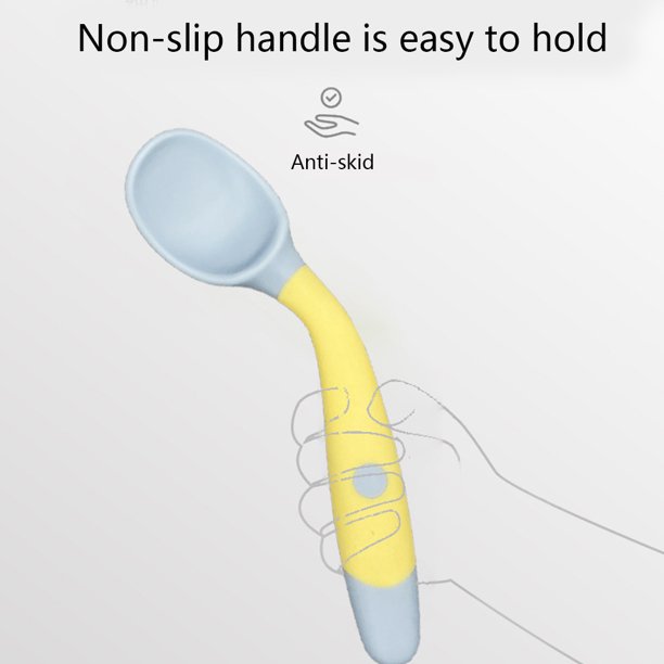 Baby Children Spoon Fork Set Soft Bendable Scoop Fork Tableware Feeding Cutlery