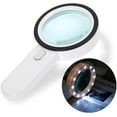 thumbnail image 1 of Reading Magnifier, 12 Led Magnifying Loupe 30X Magnifying Glass, Large Luminous Pocket Magnifier Magnifying Glass For Jeweler, Watchmaker, Crafts, Child, Elderly, Etc, 1 of 8