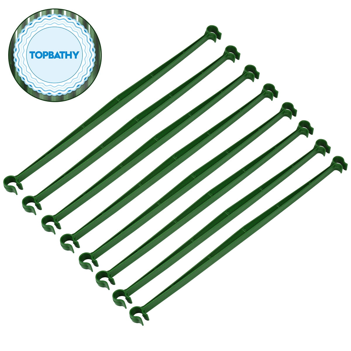 Amosfun Green Plastic Trellis Connectors, 3 Pieces for Indoor and Outdoor Garden Plant Support