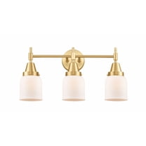 447-3W-SG-G51 Innovations Lighting Caden - 3 Light Bath Vanity-11 Inches Tall and 23 Inches Wide-Satin Gold Finish-Matte White Glass Color