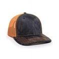 thumbnail image 2 of Kryptek Typhon Camo Trucker Hat – Structured Pro Round Baseball Cap with Mesh Back, Adjustable Snapback, One Size, Neon Orange, 2 of 4