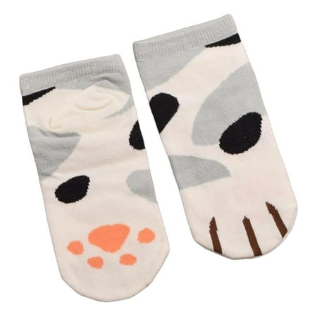

Cuteam Breathable Cat Claw Short Ankle Socks Cute Cartoon Low Cut Women Boat Socks