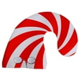 thumbnail image 2 of Gorro navideño de bastón de caramelo, gorro navideño novedoso, ideal para eventos de equipo, disfraces y fiestas. Rojo Blanco, 2 of 9