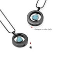 thumbnail image 3 of Circle of Life Urn Necklace for Cremation Ashes Holder Heart Memorial Jewelry Pendent for Ashes Perfume Dry Flowers, 3 of 9